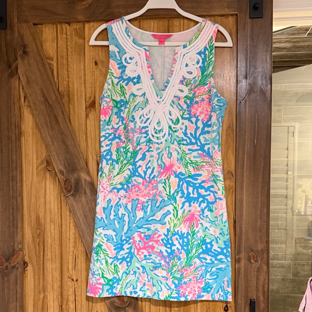 Lilly Pulitzer Harper Shift Dress “Multi Coral Bay” Dress